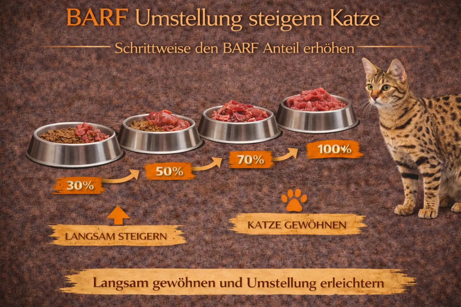 steigender BARF Anteil in der Katzenernährung