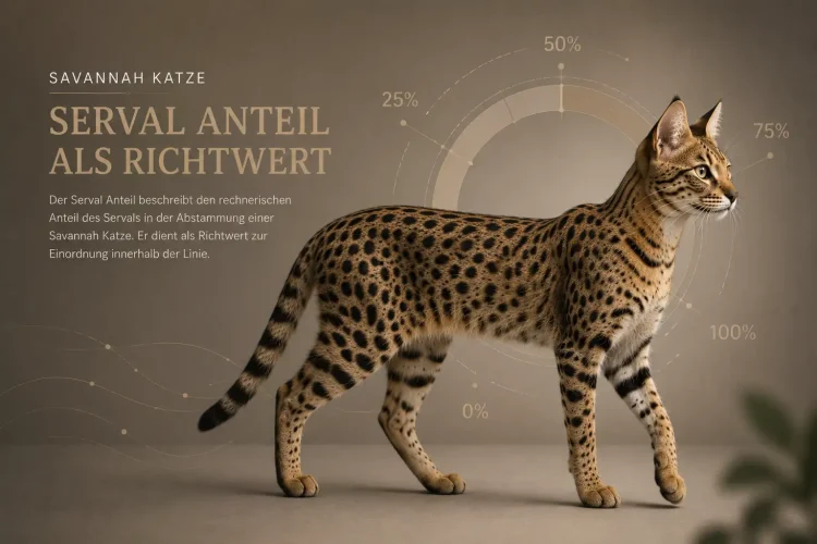 serval anteil savannah katze richtwert