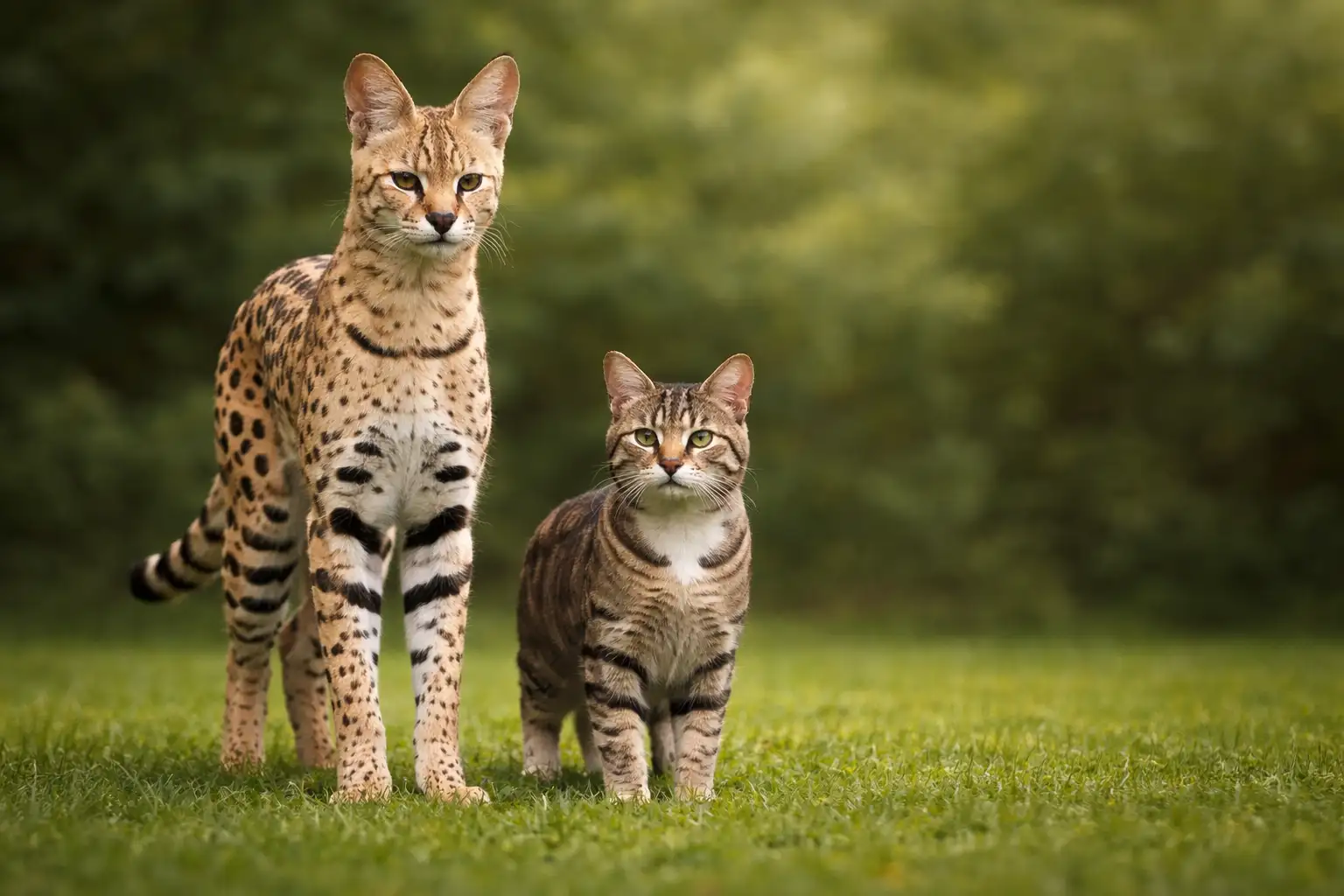 Größte Katze der Welt: Hauskatzen & Savannah im Vergleich
