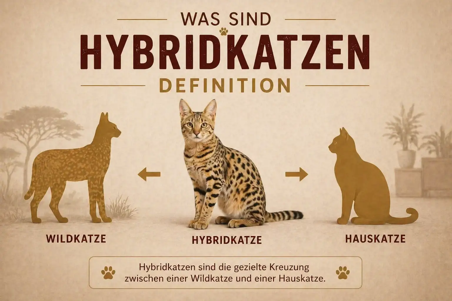 was sind hybridkatzen definition wildkatze hauskatze